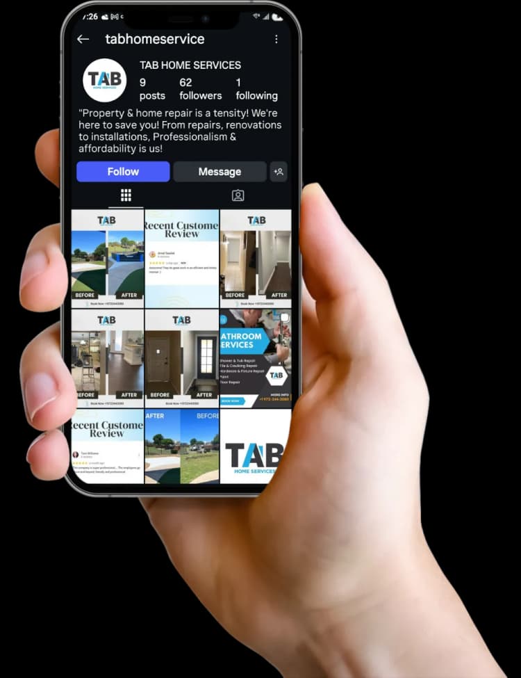 TAB Services Instagram Profile